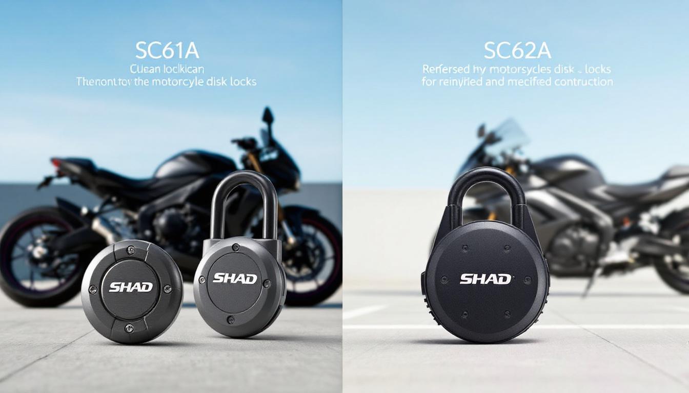 découvrez notre comparatif des bloque-disques shad sc61a et sc62a : analyse des fonctionnalités, avantages, inconvénients et conseils pour bien choisir le meilleur antivol afin de sécuriser efficacement votre deux-roues.