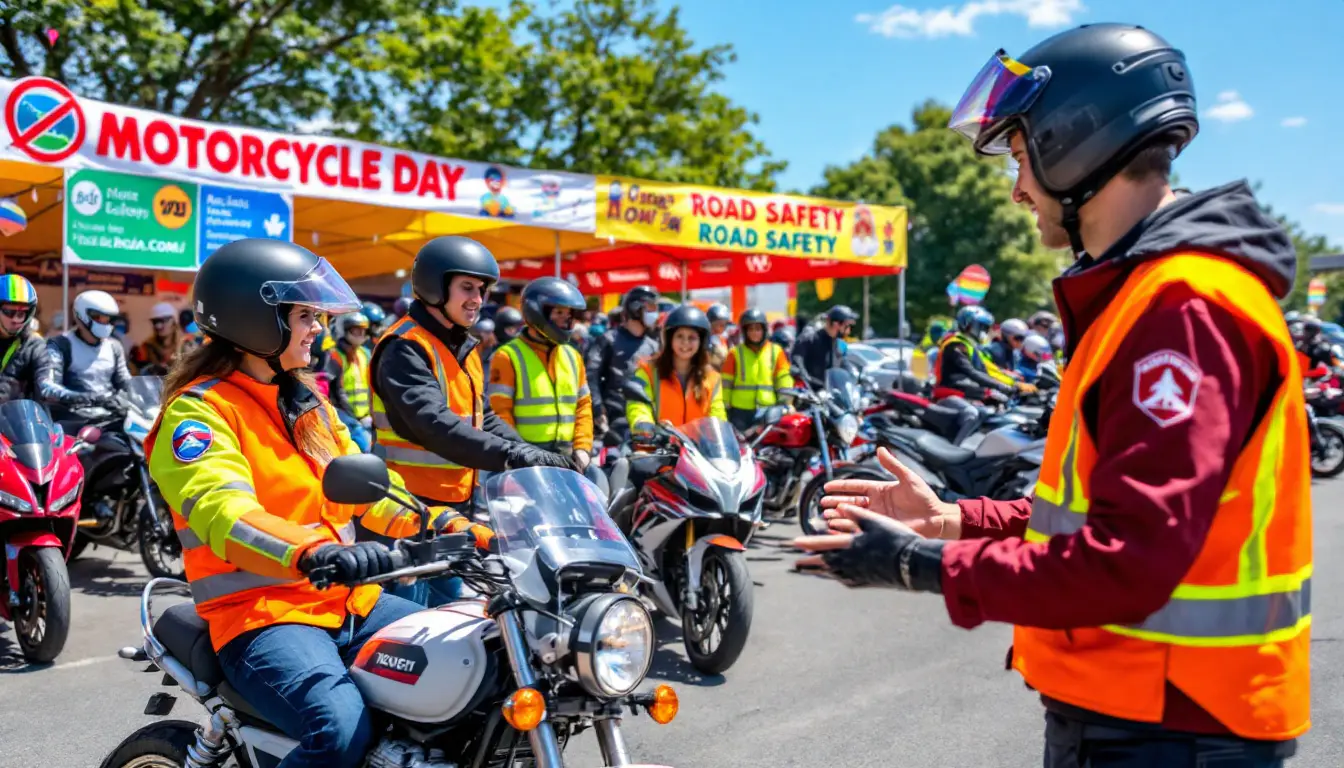 partecipate alla giornata della moto dedicata alla sicurezza stradale! unitevi a noi per laboratori, dimostrazioni e scambi attorno alla guida sicura. insieme, facciamo delle nostre strade un luogo più sicuro per tutti i motociclisti.