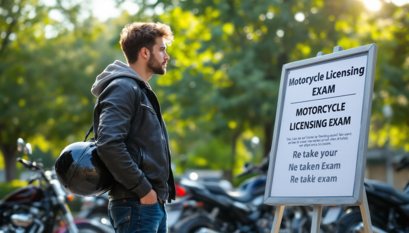 find out if you need to retake the exam to obtain your motorcycle license. information on conditions, exemptions, and procedures to follow for candidates already holding a driving license.