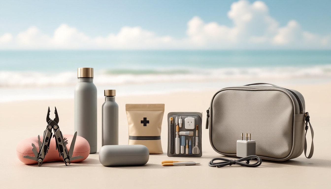 discover how to assemble a minimalist and practical tool kit, ideal for traveling light and being prepared for all situations during your travels.