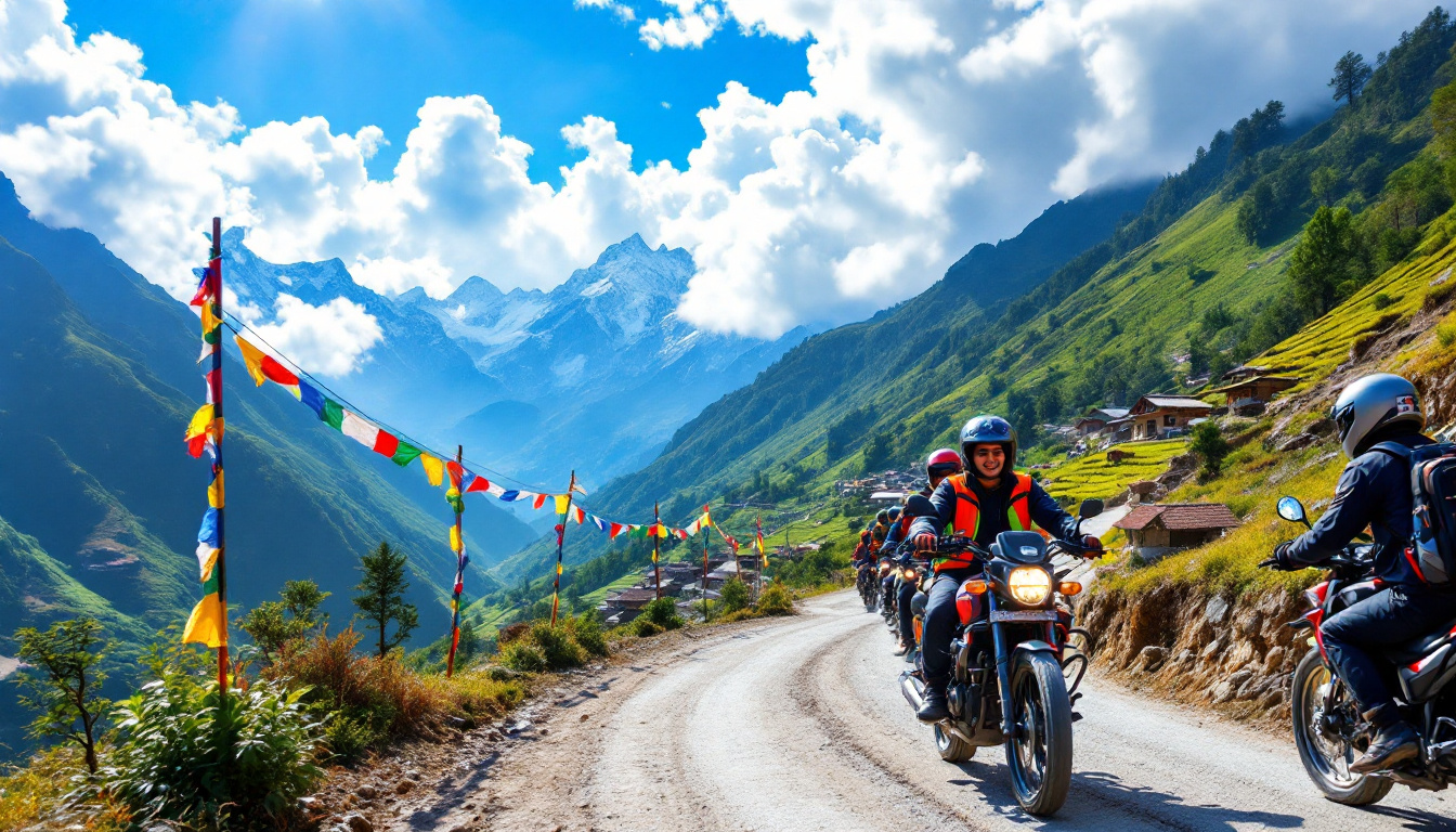 discover the best motorcycle routes in nepal specially designed for beginner riders. advice, safety and breathtaking panoramas for a memorable first road trip!