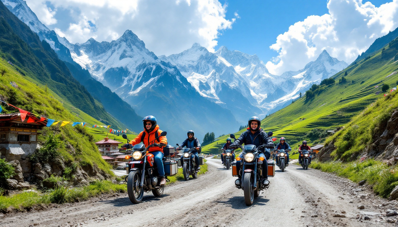 discover the most beautiful motorcycle routes for beginners in nepal. route advice, practical information, and breathtaking landscapes for an unforgettable motorcycle adventure in complete safety.
