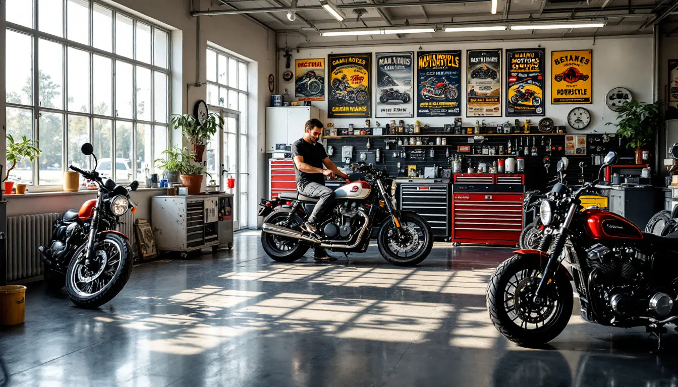 discover manu motors service in baud, the specialized workshop for the maintenance and repair of your motorcycle. enjoy quality service and personalized advice to pamper your two-wheeler.