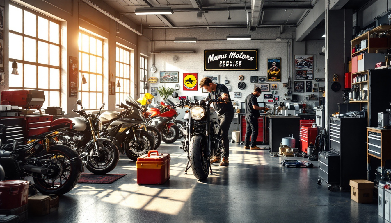 Affidate la vostra moto a Manu Motors Service, l'officina di riferimento a Baud per la manutenzione, la riparazione e la cura della vostra due ruote. Esperienza, passione e prossimità al servizio della vostra moto!