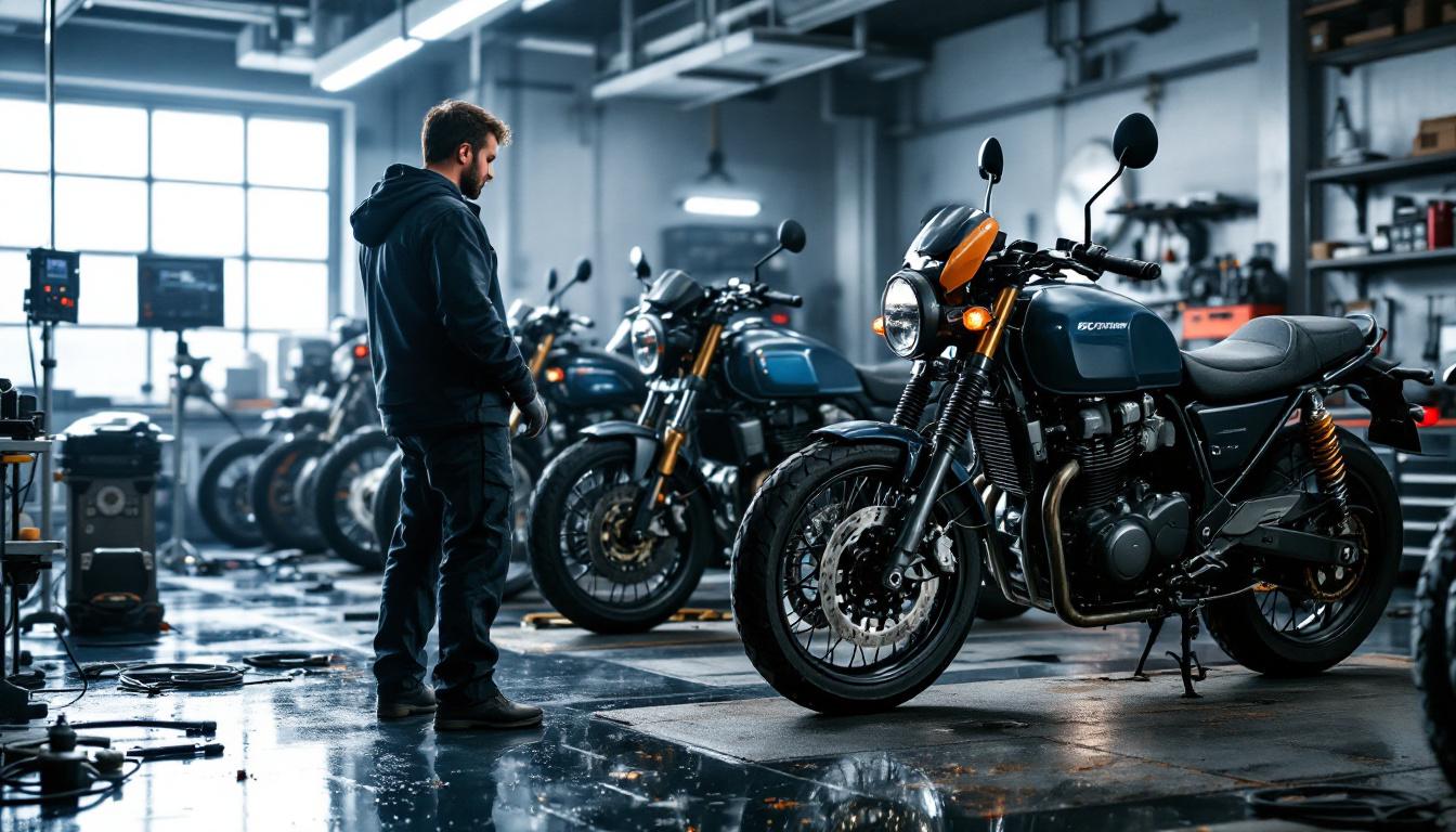 discover the results of the technical inspection of motorcycles in France: 45% show notable faults, highlighting the importance of these inspections for road safety.
