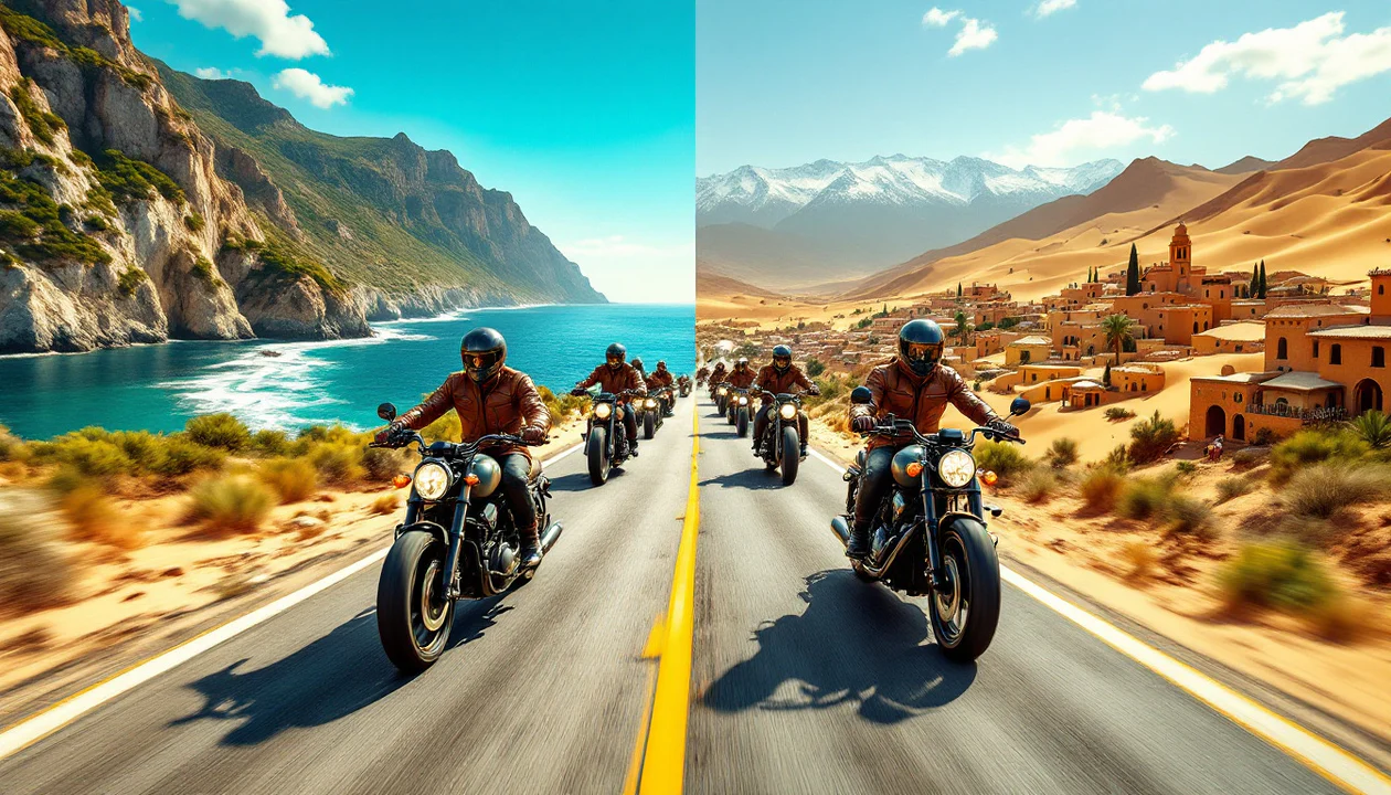 vivez l’aventure à moto en corse et au maroc grâce à nos offres exceptionnelles ! partez à la découverte de paysages époustouflants et d’expériences uniques. réservez dès maintenant votre voyage moto inoubliable.