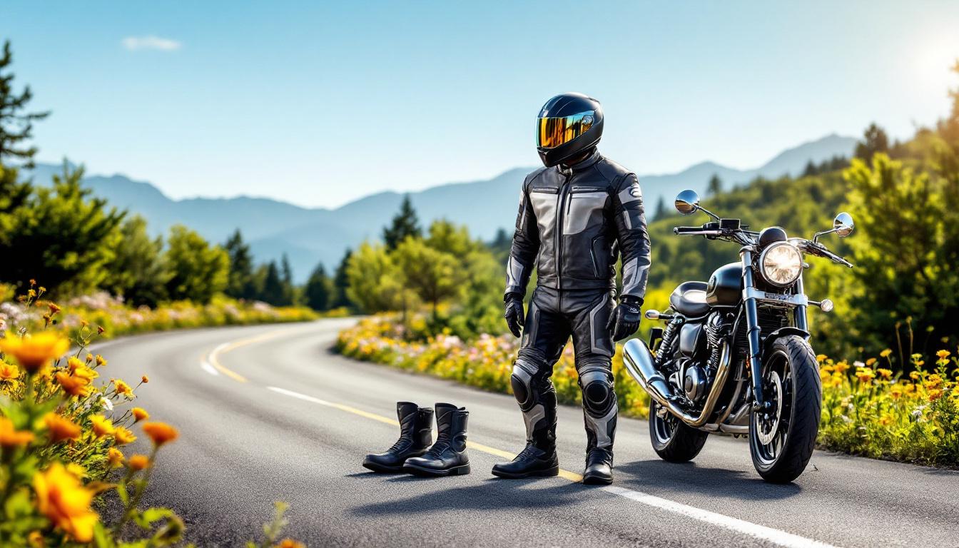 discover our selection of the best motorcycle gear to ride safely and comfortably during summer: helmets, gloves, lightweight jackets, and essential accessories to fully enjoy the summer season.