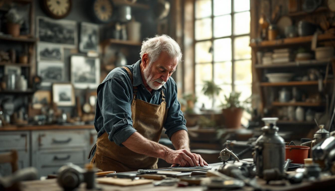 discover in guipry-messac the passion of a craftsman who carefully restores vintage motorcycles, breathing life into two-wheelers of yesteryear.
