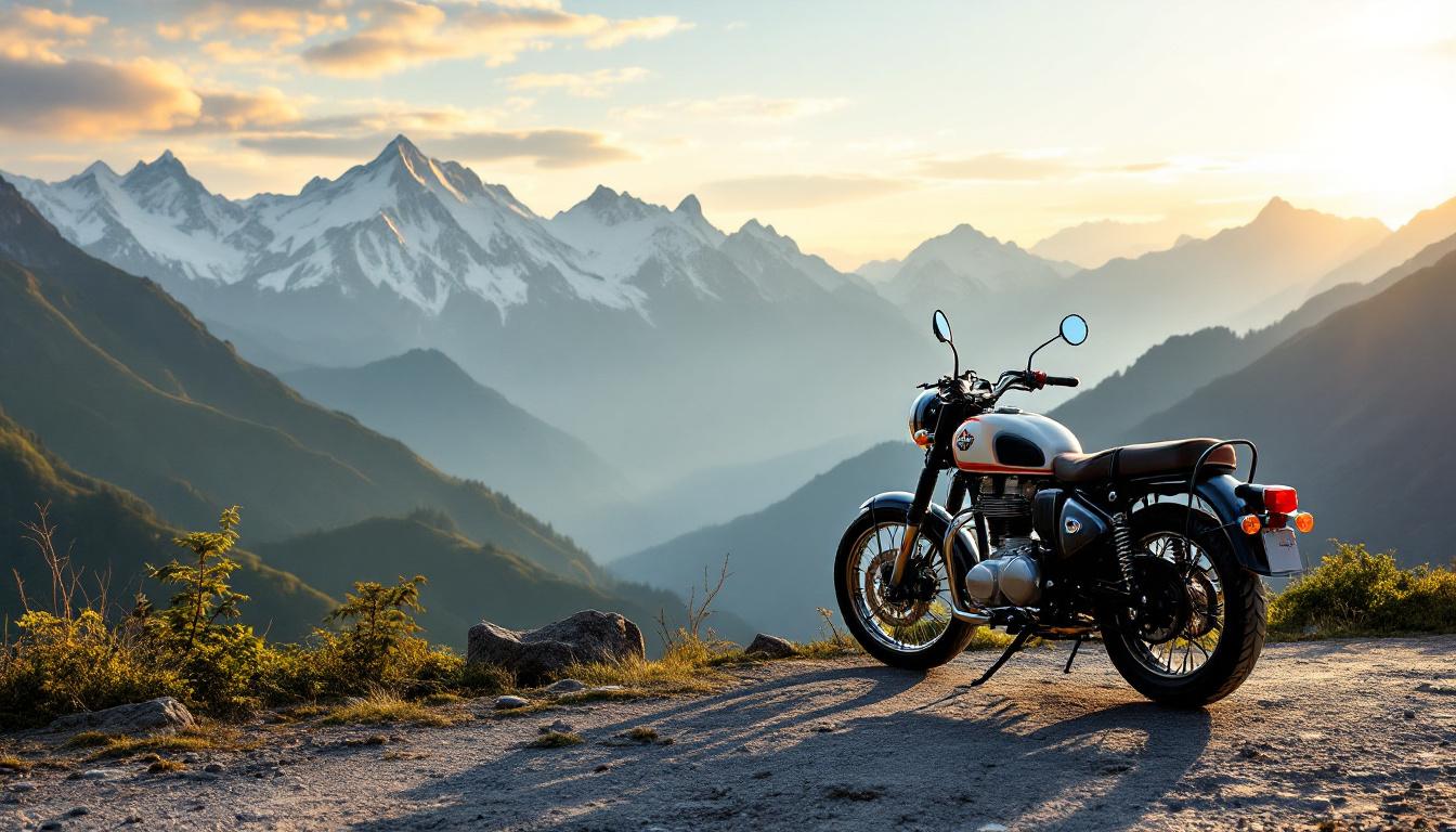 discover the ultimate adventure in nepal by motorcycle with royal enfield. explore breathtaking landscapes and experience a unique royal journey.