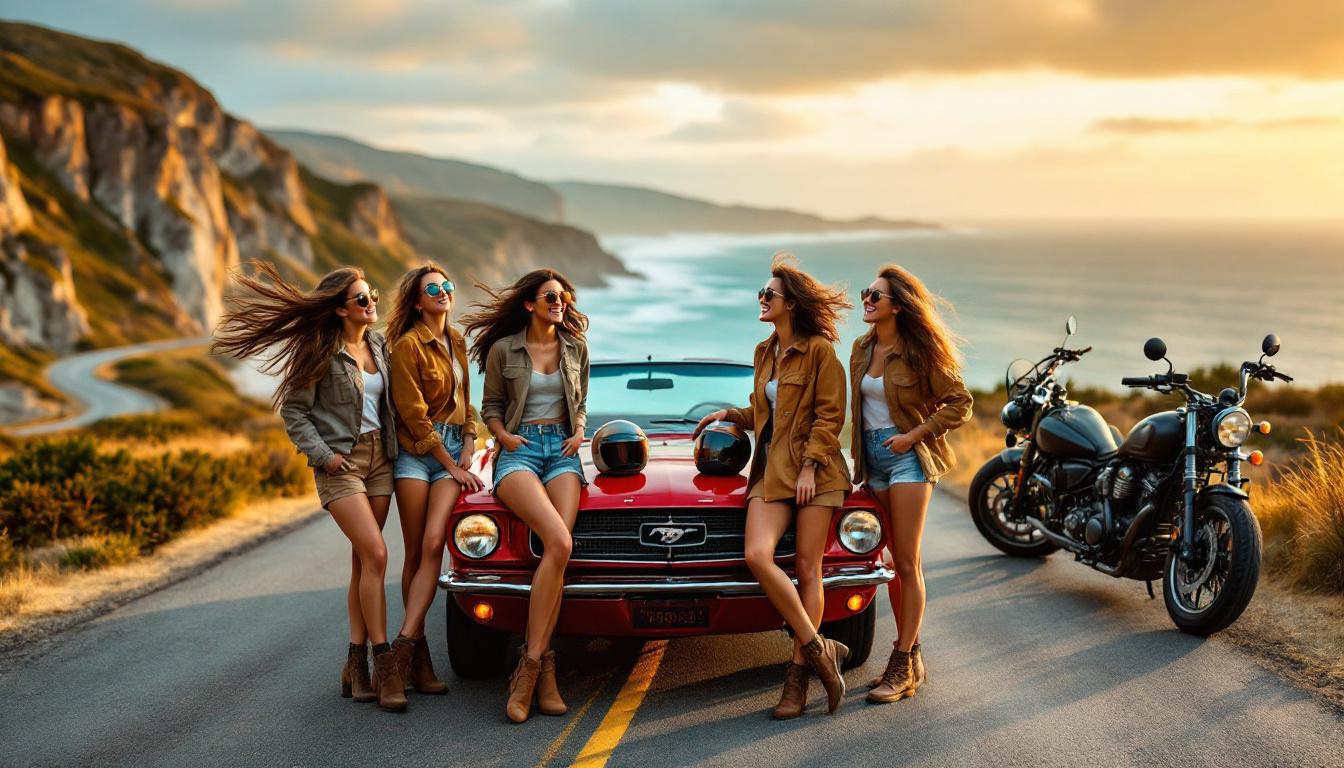 discover chicks n’fly, a unique feminine adventure on the roads, celebrating freedom, discovery, and solidarity among traveling women.