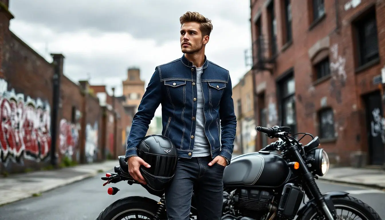découvrez la nouvelle collection en denim de detlev louis motorcycle gear, spécialement conçue pour les passionnés de moto urbaine alliant style, confort et sécurité. roulez avec élégance en ville !