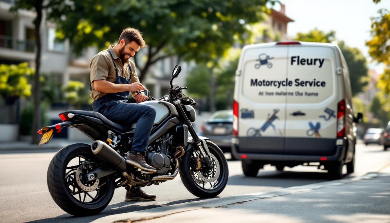 scoprite fleury, lo specialista che si sposta con il suo furgone per mantenere e coccolare la vostra moto direttamente a domicilio, ovunque in città.