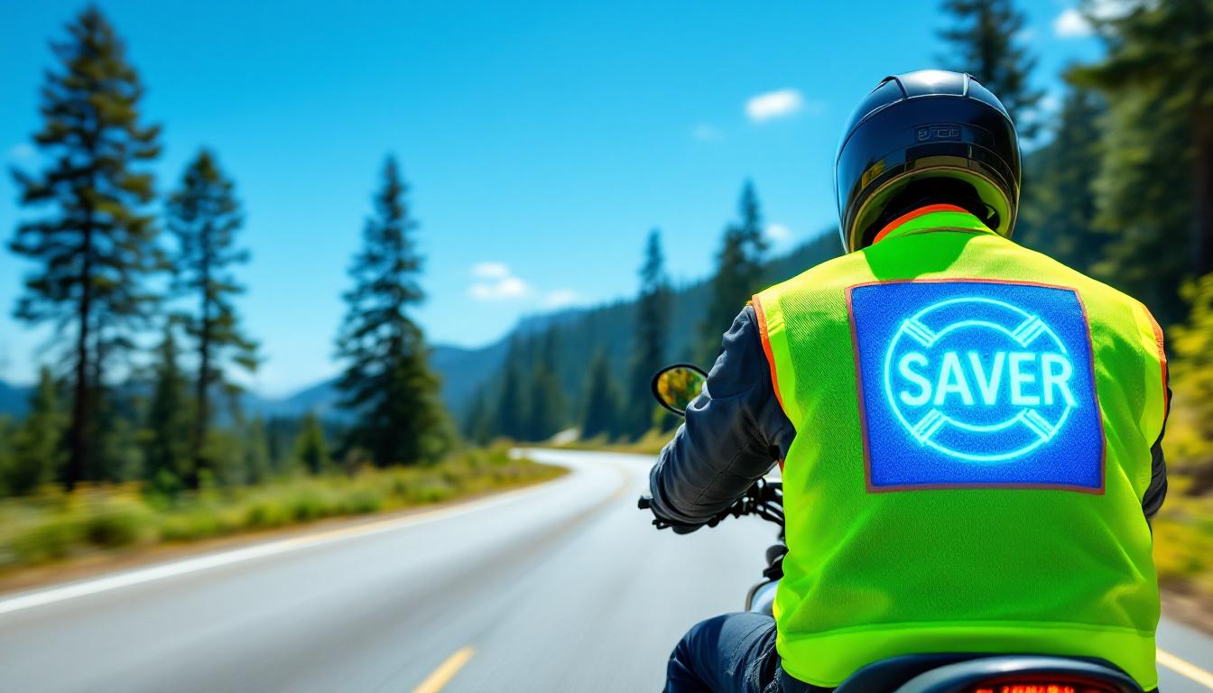 motorcyclists, protect yourself with our innovative sticker designed to improve your visibility and save your life on the road. discover how this small accessory can make a big difference.