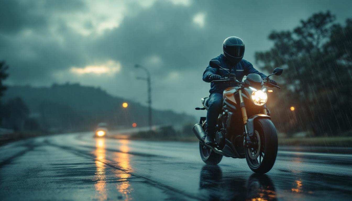 découvrez 5 astuces essentielles pour rouler en moto sous la pluie en toute sécurité et sérénité. conseils pratiques pour affronter les averses sans stress.