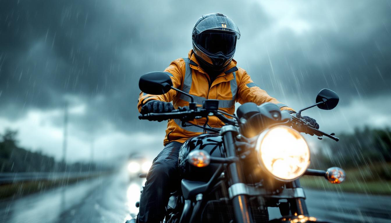 découvrez 5 astuces essentielles pour rouler à moto en toute sécurité sous la pluie et affronter les averses sereinement. conseils pratiques pour motards prudents.