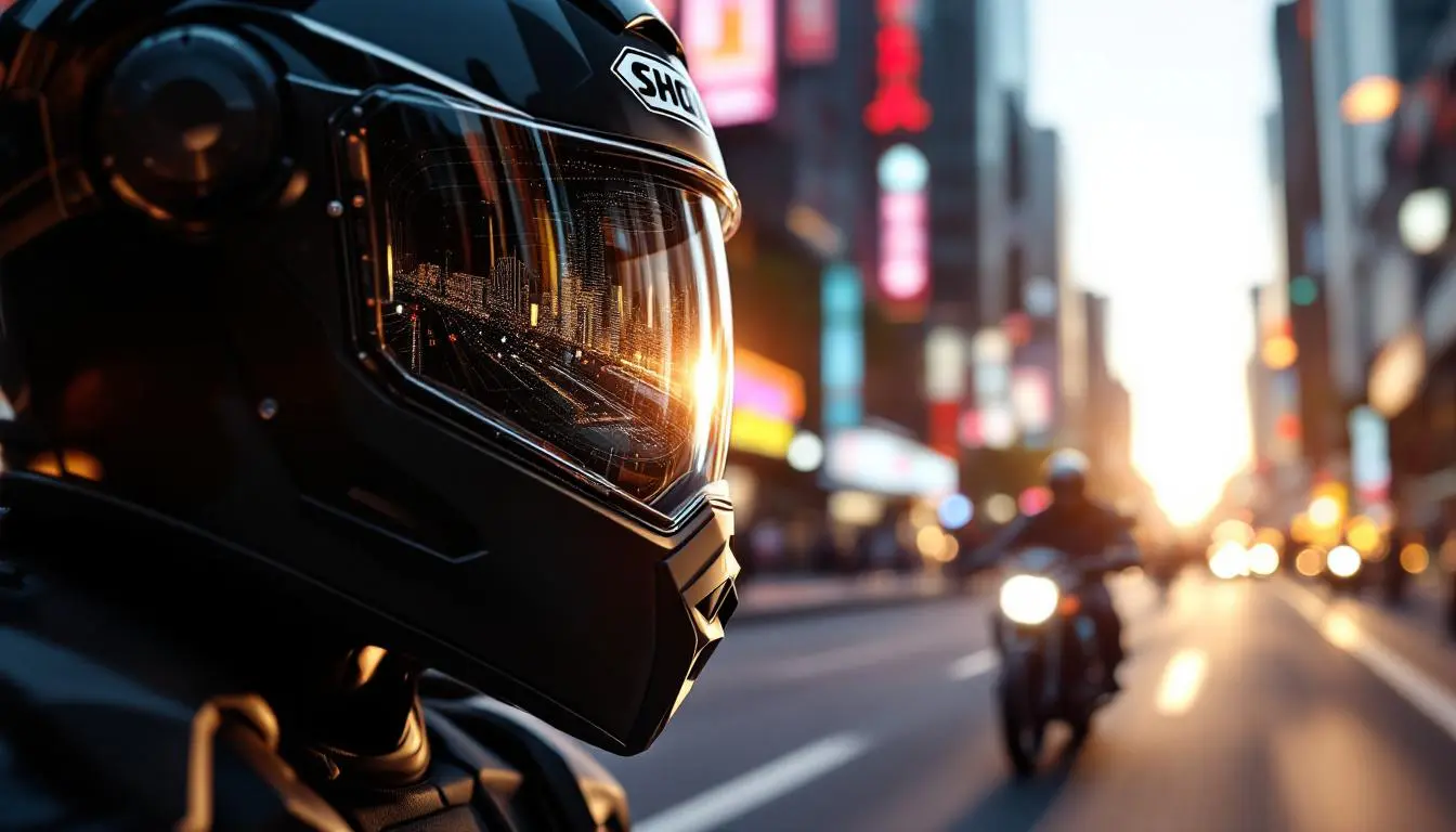 scopri il nuovo casco moto shoei dotato di una visiera intelligente che adatta automaticamente la sua tonalità alla luminosità per una visibilità ottimale e una sicurezza accresciuta.