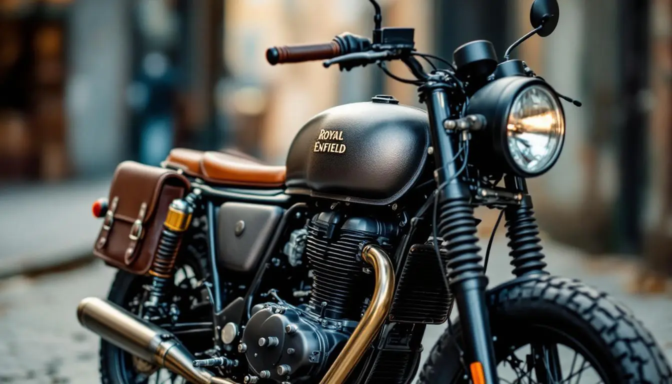 discover our essential selection of accessories to customize your royal enfield and express your unique style with elegance and functionality.