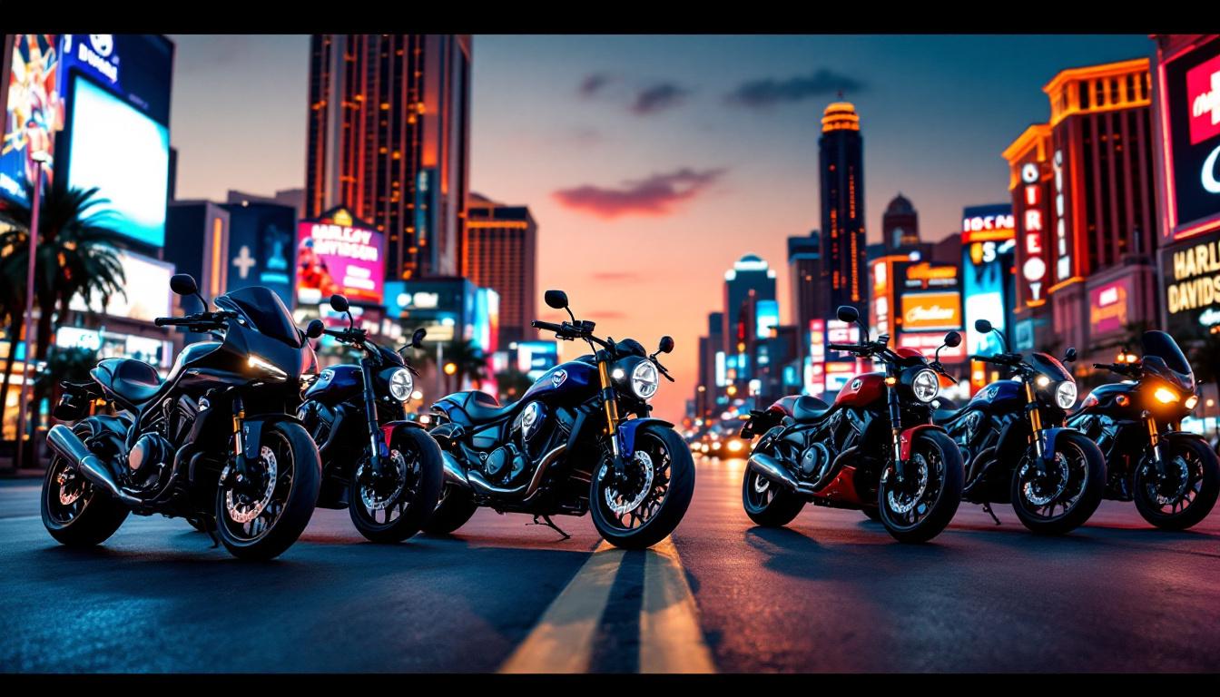 esplora a las vegas una collezione unica di moto d'eccezione dei marchi prestigiosi come ducati, yamaha, harley-davidson, kawasaki, indian e molto altro ancora.
