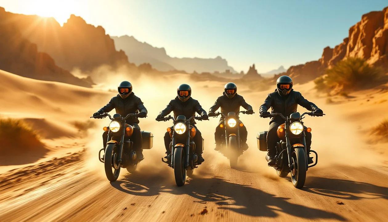 découvrez une aventure unique à moto : parcourez 5 600 km en groupe à travers les paysages fascinants du maroc, entre désert, montagnes et traditions locales.