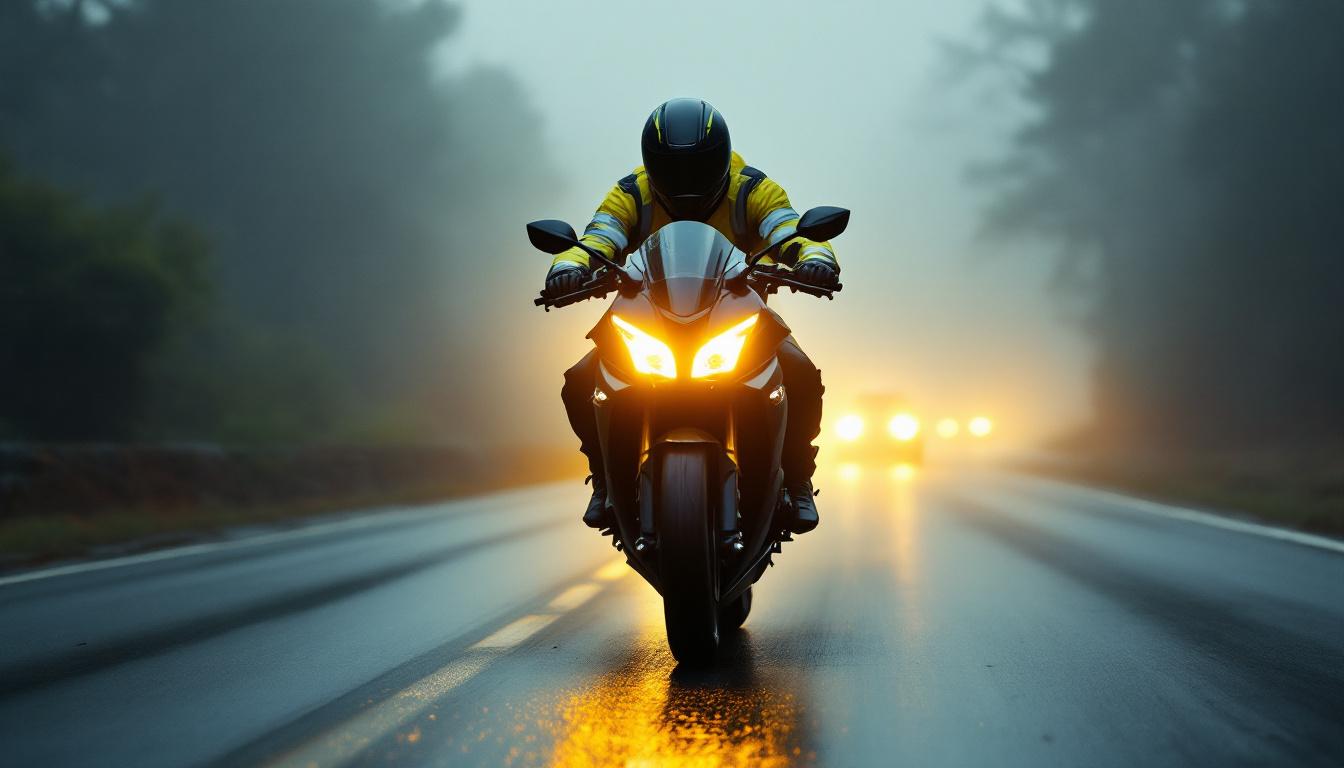 scopri trucchi essenziali per guidare la tua moto in tutta sicurezza nella nebbia e padroneggiare condizioni difficili grazie ai nostri consigli pratici.