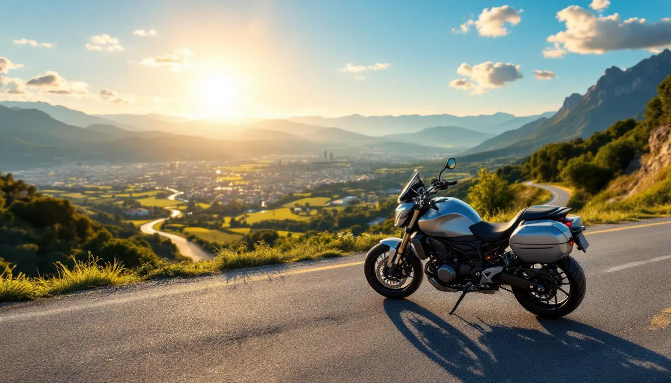 discover the unique adventure of a round trip to Valencia on board a Zontes motorcycle, between magnificent landscapes and intense sensations.