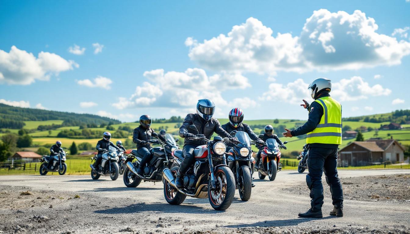 en creuse, la remise en selle des motards s'effectue en toute sécurité grâce à des programmes dédiés pour reprendre la route en confiance.