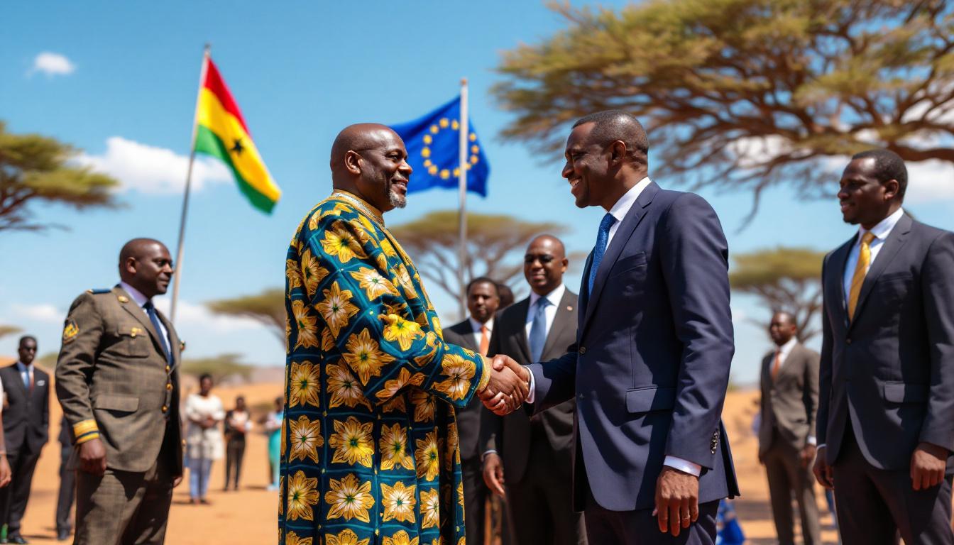 le ghana et l’union européenne lancent leur premier partenariat stratégique visant à renforcer la sécurité et la stabilité dans la région du sahel, favorisant la coopération régionale et le développement durable.