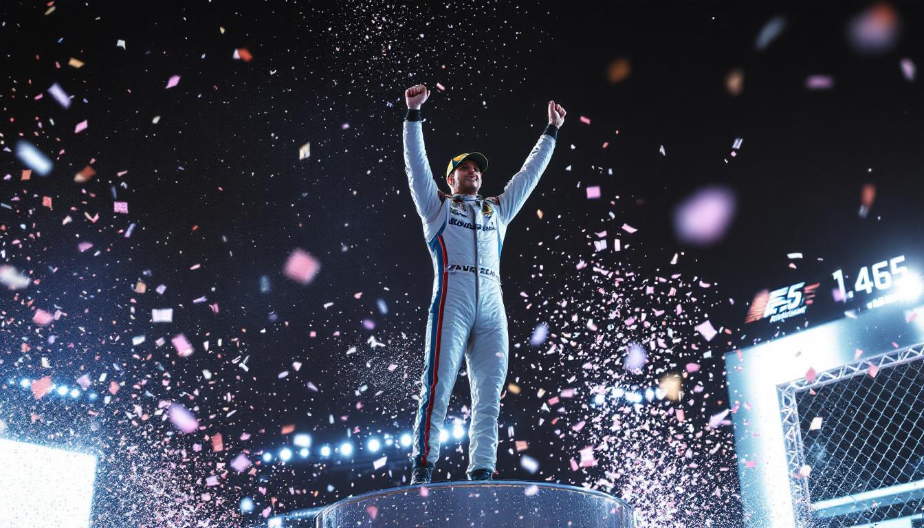 découvrez comment evan saint-jevin, à seulement 19 ans, s'est imposé comme le nouveau maître du circuit des ardennes, partageant une nuit blanche d'émotions intenses.