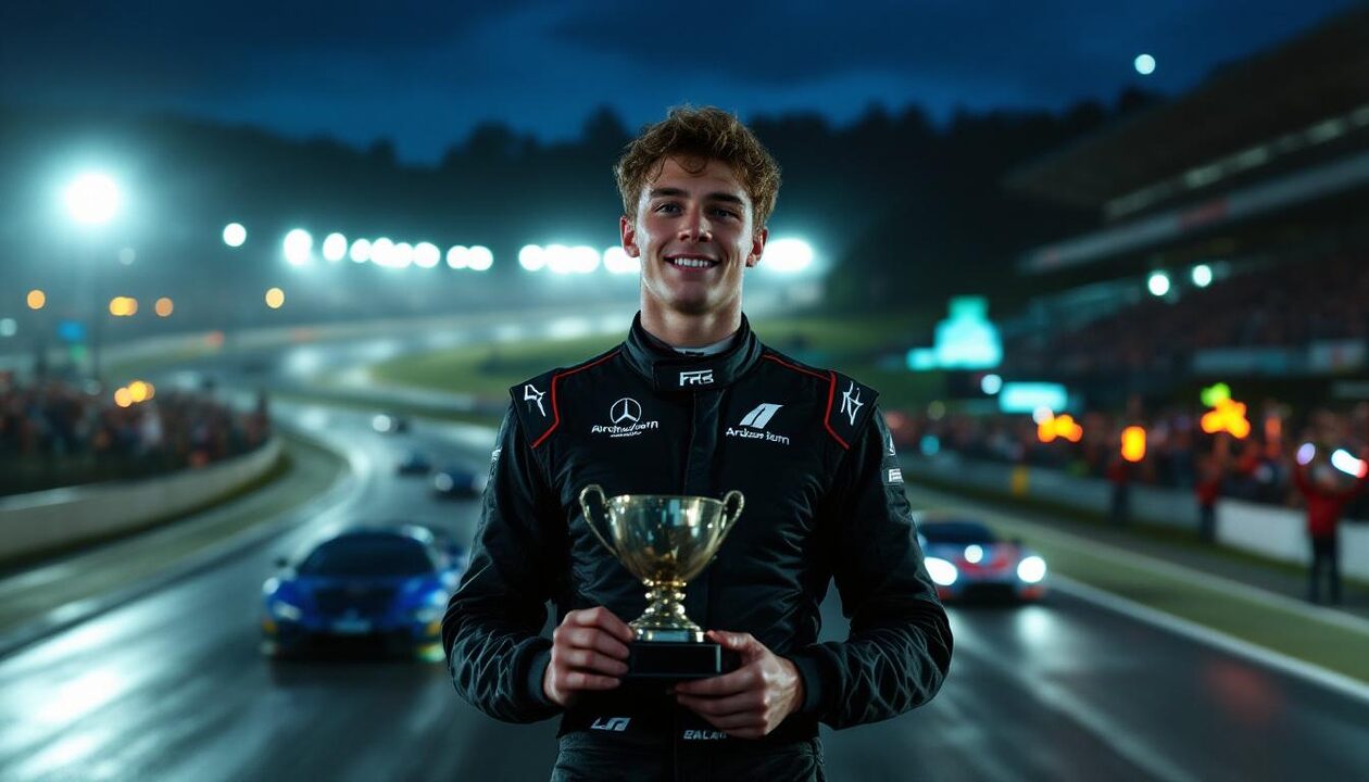 découvrez comment evan saint-jevin, à seulement 19 ans, conquiert le circuit des ardennes avec une performance marquée par une nuit blanche d'émotions intenses.