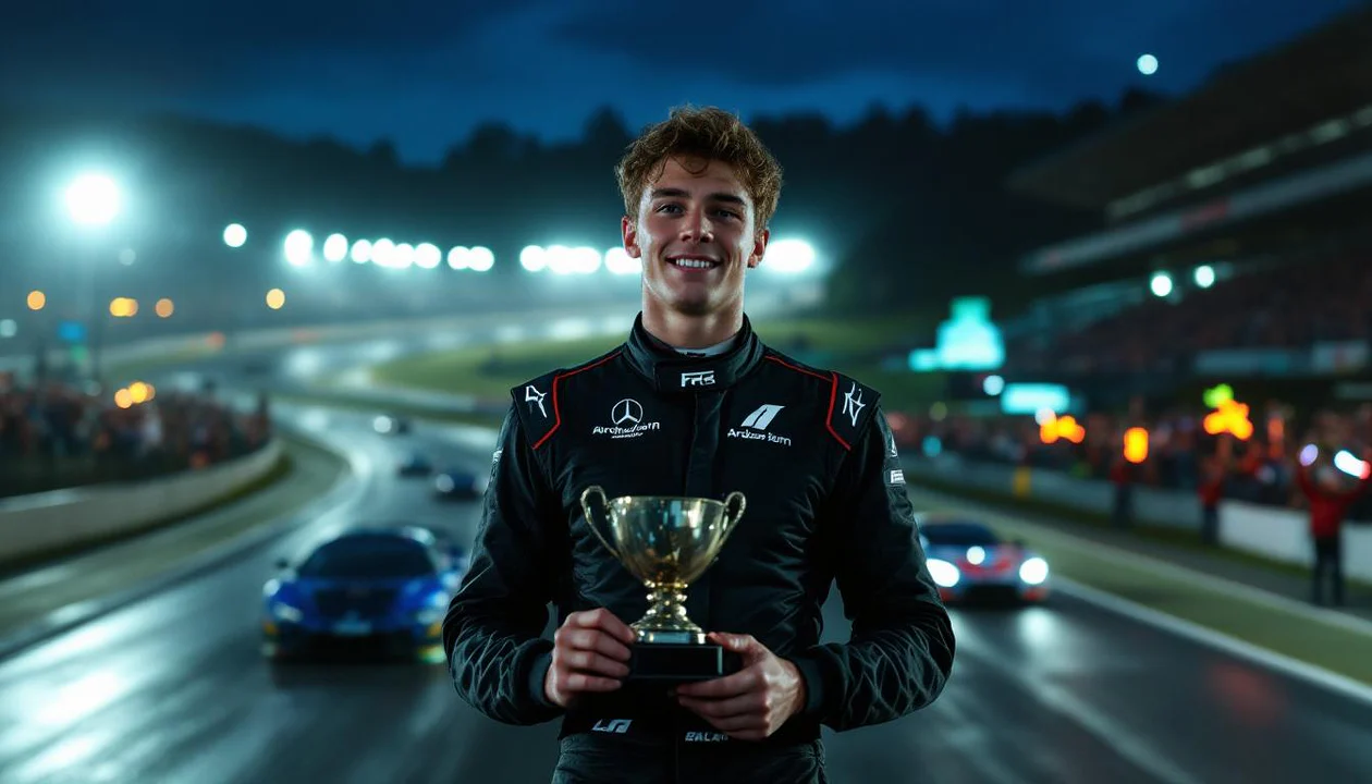 découvrez comment evan saint-jevin, à seulement 19 ans, conquiert le circuit des ardennes avec une performance marquée par une nuit blanche d'émotions intenses.
