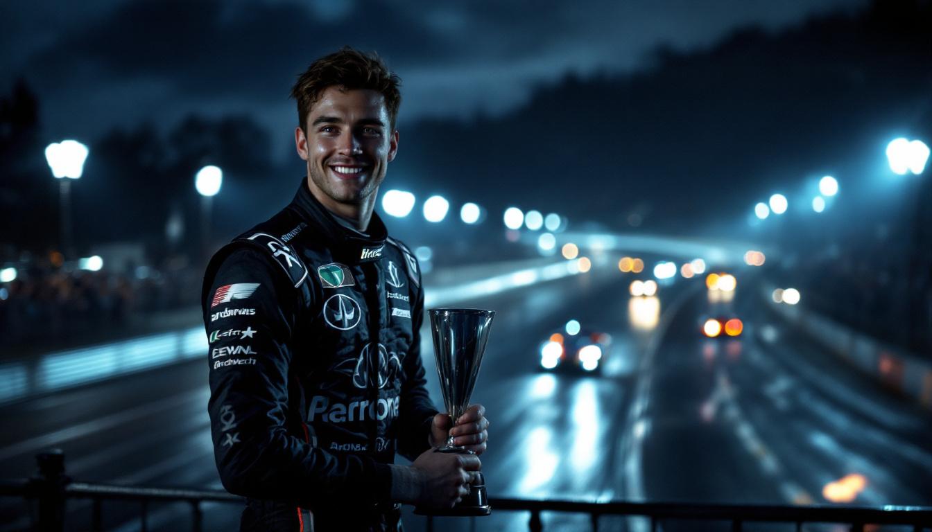 à 19 ans, evan saint-jevin survole le circuit des ardennes, marquant les esprits avec une performance exceptionnelle et une nuit blanche d'émotions intenses.