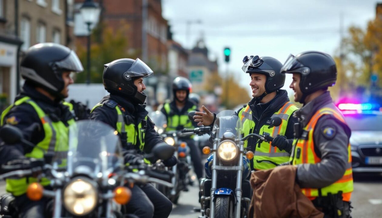 découvrez le message préventif et bienveillant des policiers adressé aux motards, soulignant que leur sécurité est la priorité absolue lors de leurs déplacements.