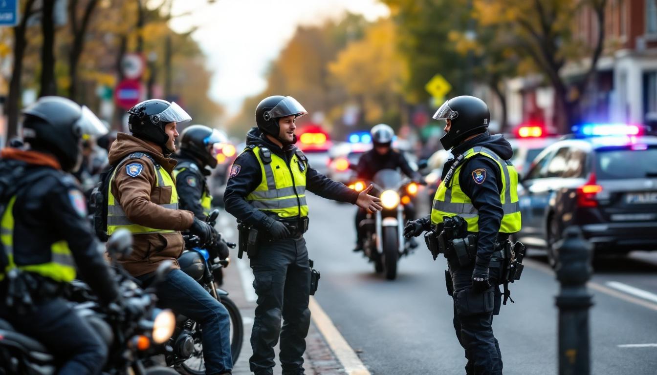 découvrez le message préventif et bienveillant des policiers aux motards, rappelant que leur sécurité est la priorité absolue sur la route.