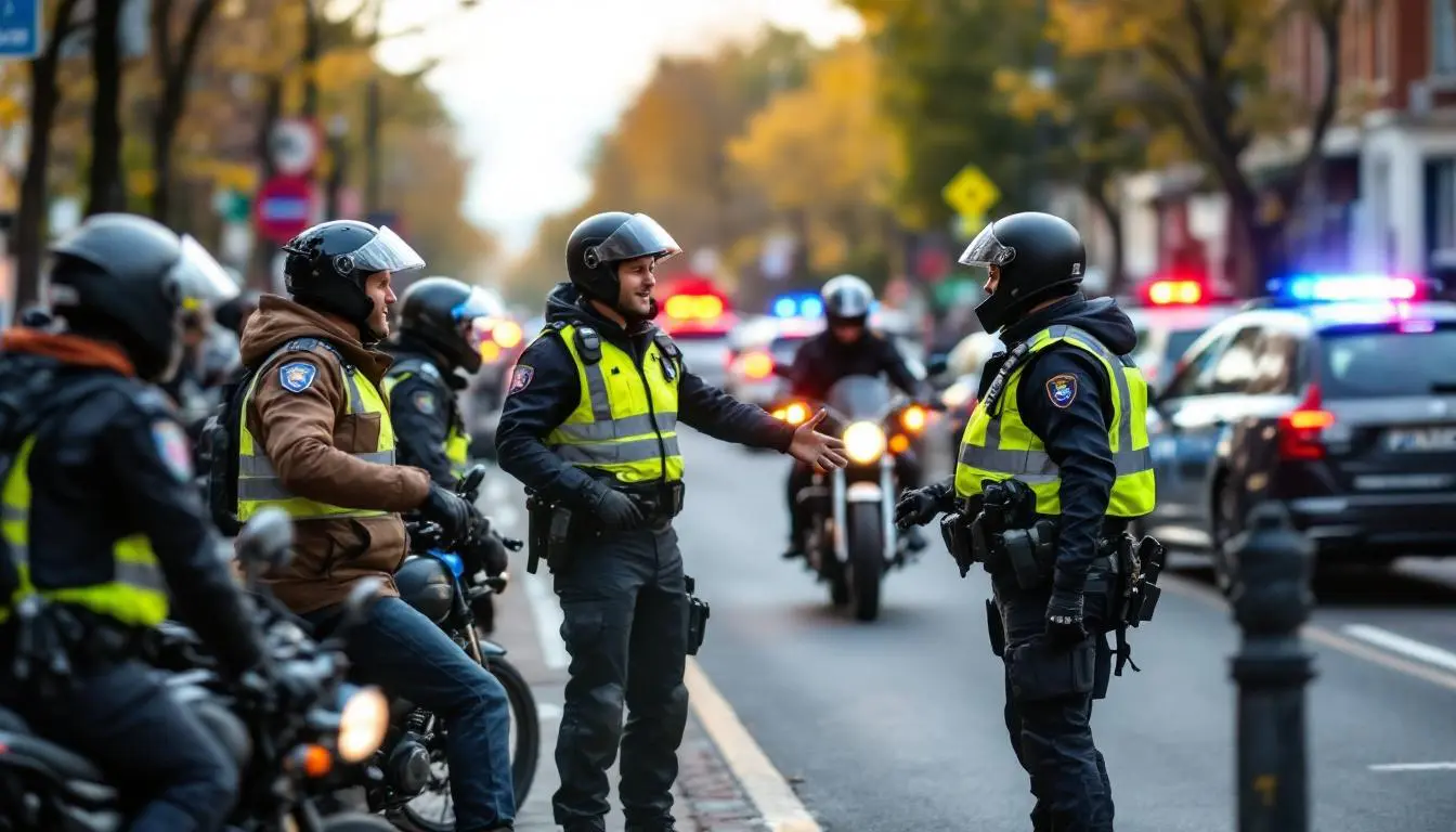 discover the preventive and caring message from the police to motorcyclists, reminding that their safety is the absolute priority on the road.