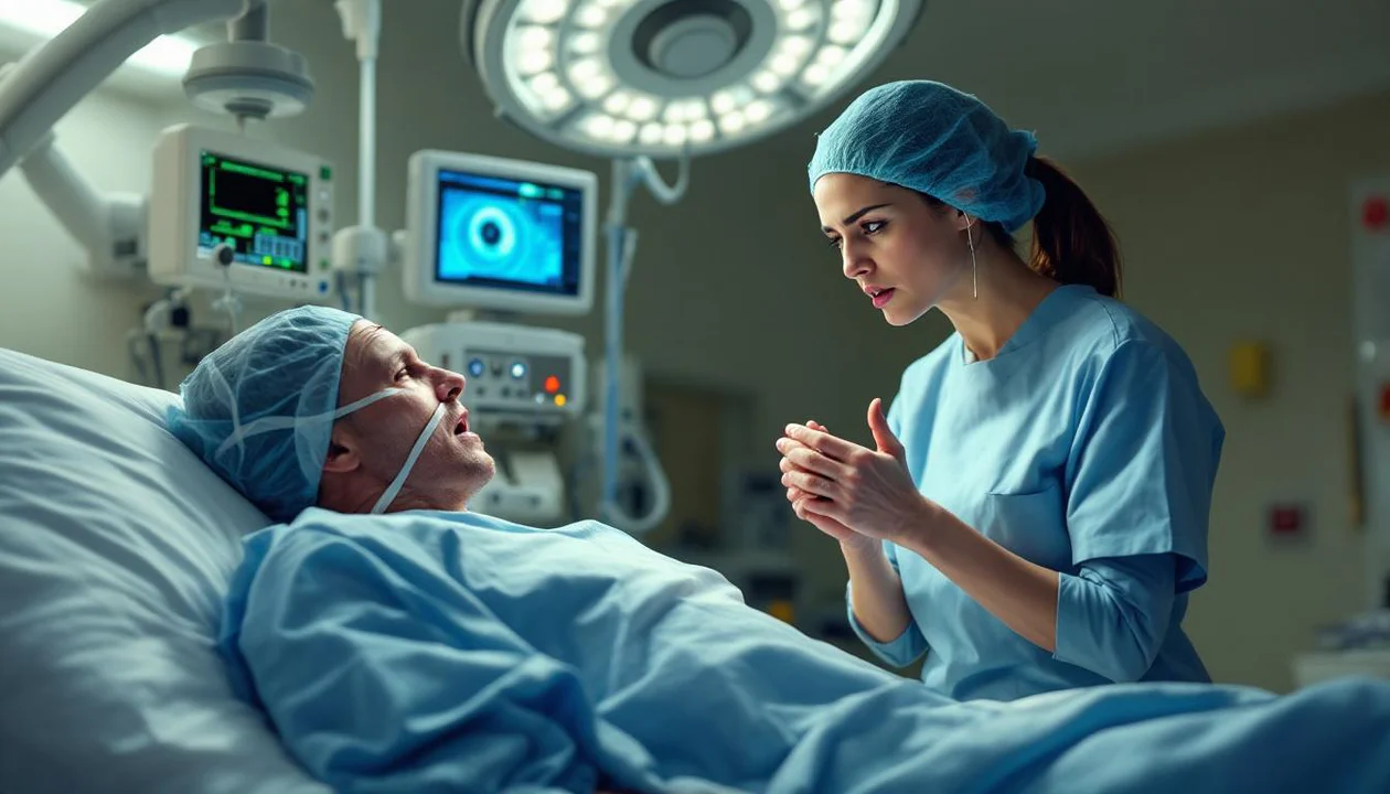 erreur chirurgicale dramatique : un patient opéré des sinus perd un œil après une confusion de la chirurgienne entre un œil et un polype. découvrez les détails de cet incident choquant.