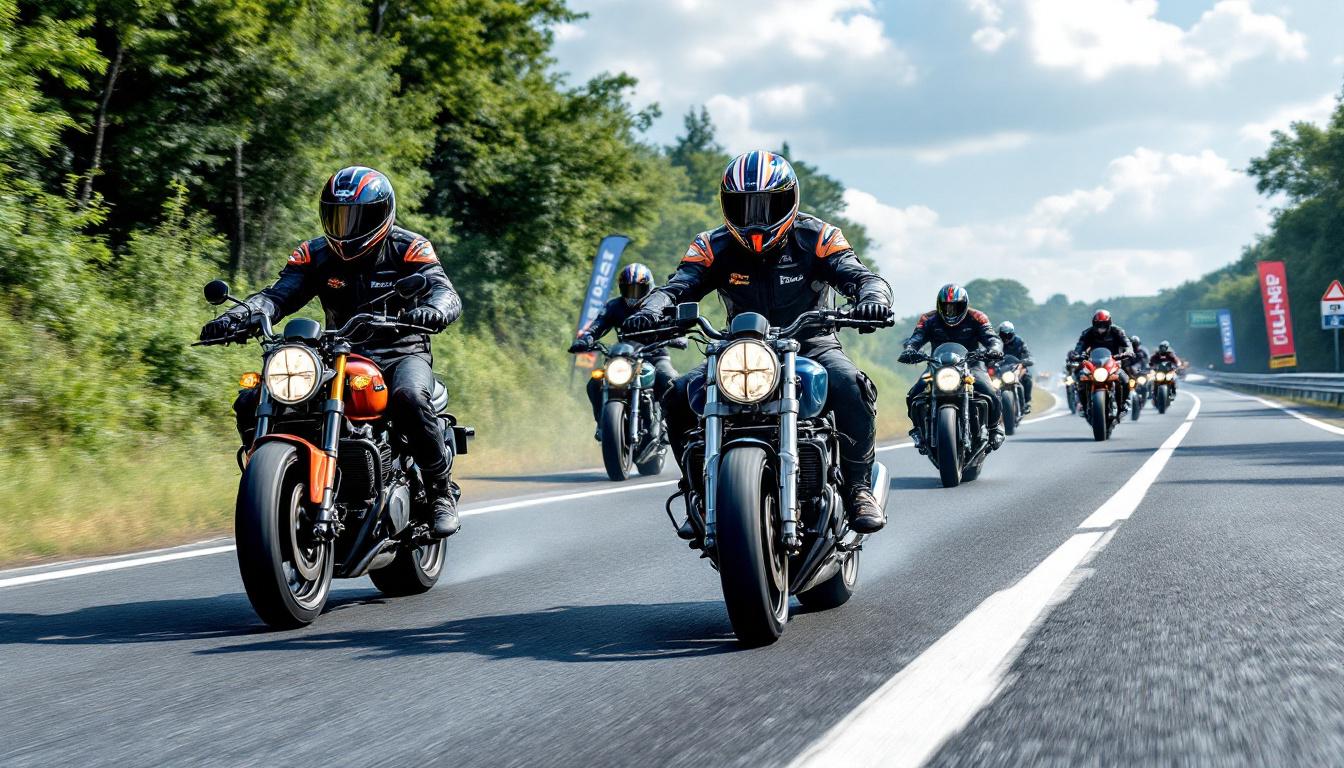 profitez de la gratuité de l’a28 pour les motards du vendredi au lundi pendant les heures du mans, la course légendaire qui attire passionnés et amateurs de vitesse.