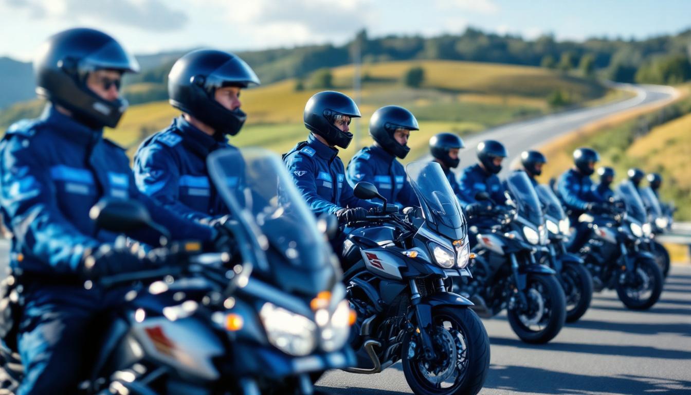 découvrez la 7e rencontre motocycliste de la gendarmerie, un événement qui célèbre l'unité et la progression collective sur la route.