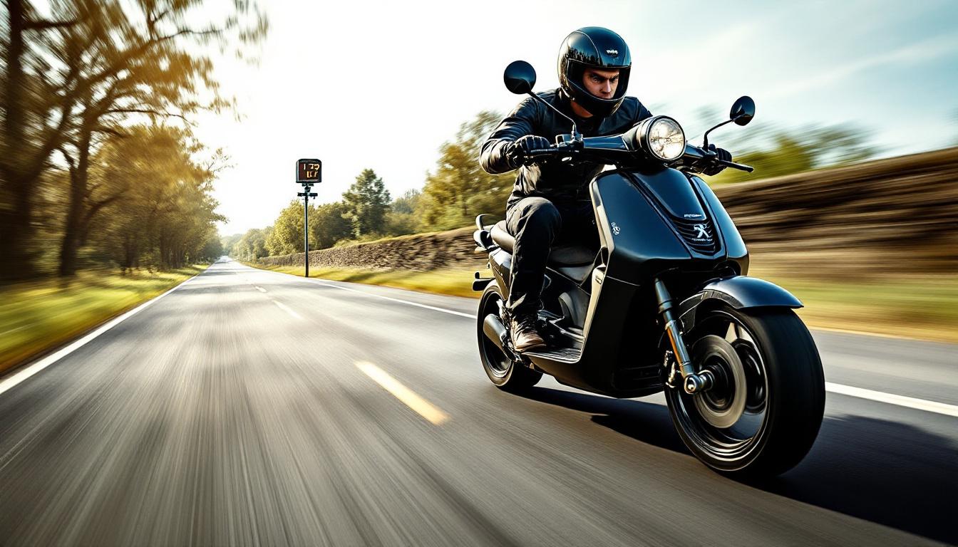 découvrez comment la mobylette peugeot 103 débridée dépasse ses limites, passant de 90 km/h à 117 km/h, et défie les radars avec style et puissance.
