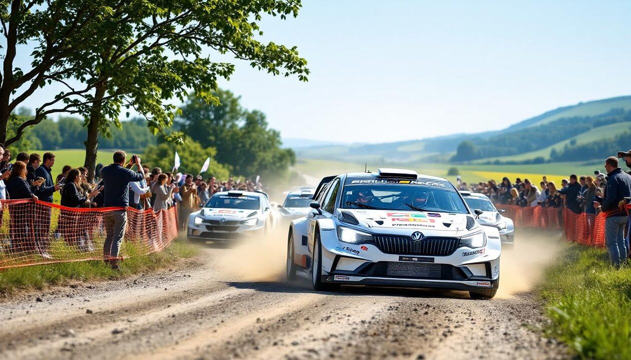 découvrez le 41e rallye de neufchâtel-en-bray où la nouvelle génération de pilotes passionnés s'affronte dans une compétition intense et spectaculaire.