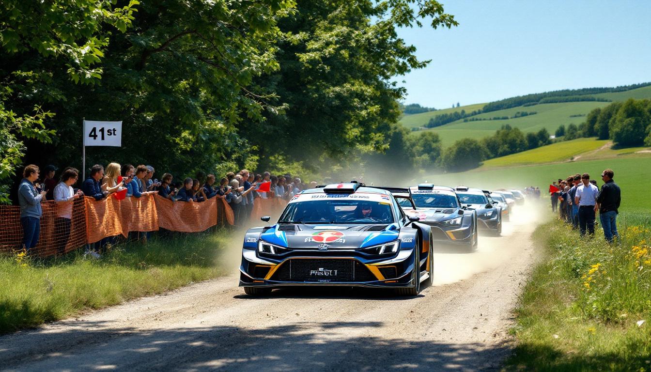 découvrez le 41e rallye de neufchâtel-en-bray, où la nouvelle génération de pilotes talentueux prend le départ dans une compétition pleine de passion et d'adrénaline.
