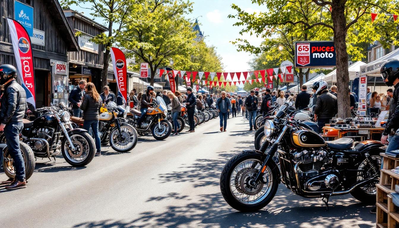 scopri la 65a edizione delle puces moto a val-de-reuil, un evento imperdibile con un'affluenza record, occasioni uniche per gli appassionati di moto e un'ampia scelta di pezzi e accessori.