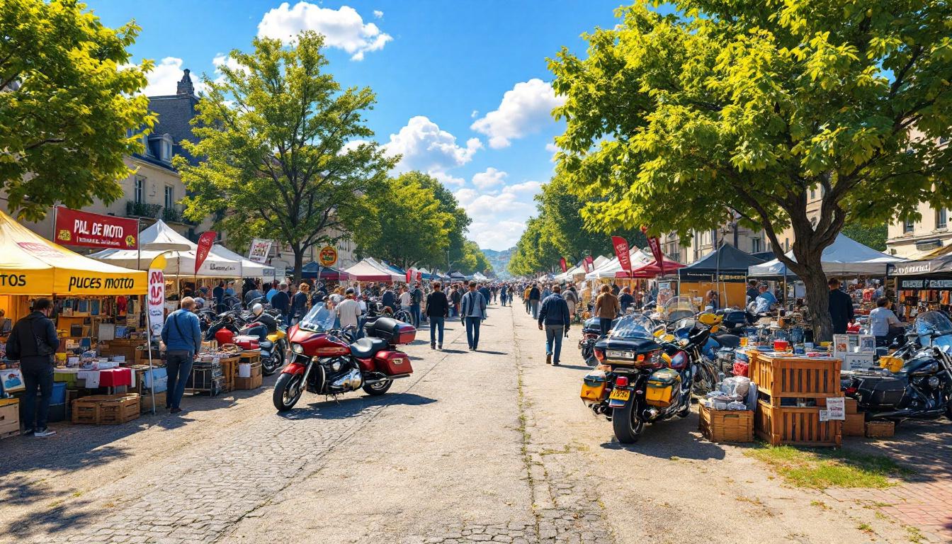 scopri la 65a edizione delle puces moto a val-de-reuil, un evento imperdibile con molti visitatori e opportunità eccezionali per gli appassionati di moto.