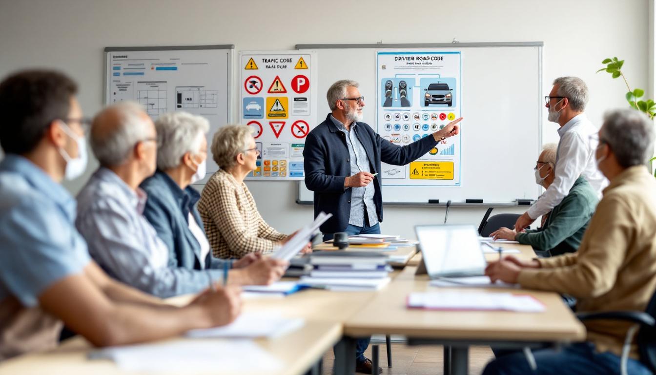 découvrez le retour d'expérience d'une formation de remise à niveau du code de la route dédiée aux seniors, pour conduire en toute sécurité et confiance.