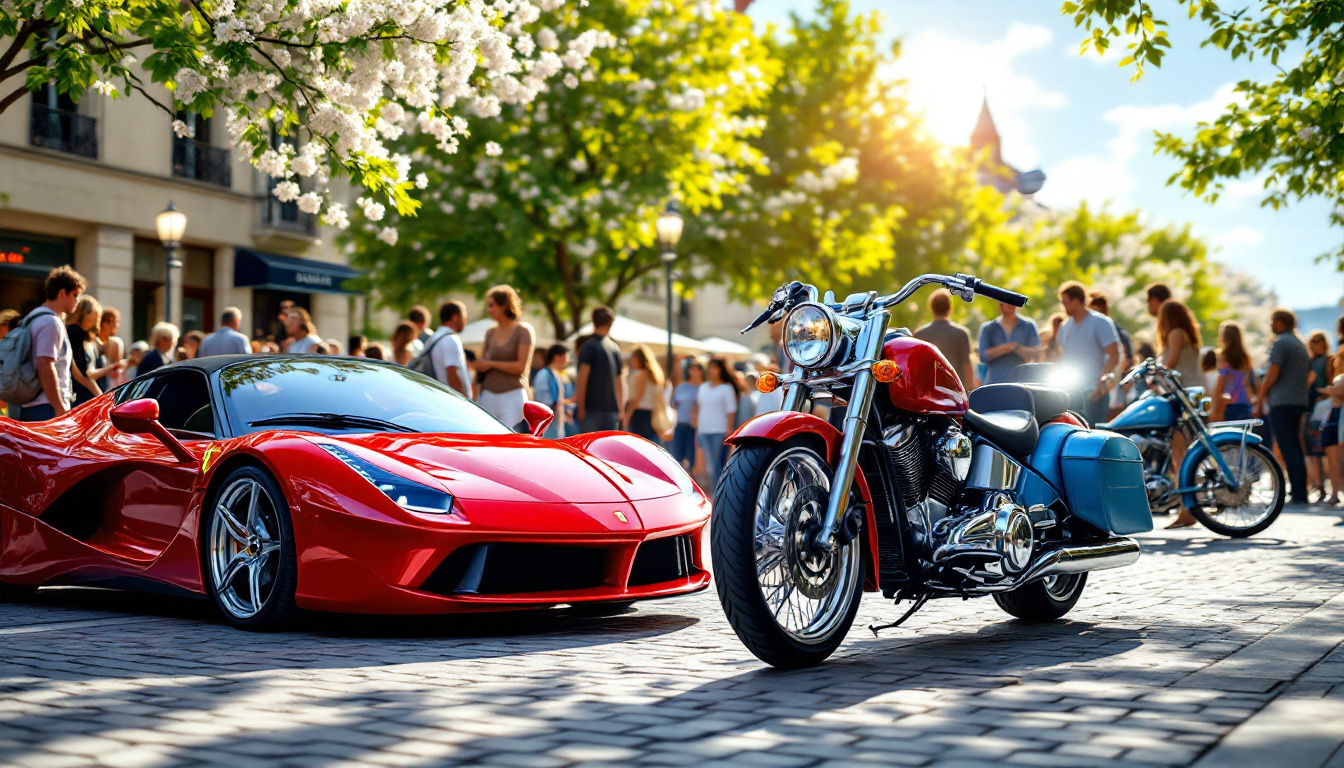 ne manquez pas le grand rendez-vous des passionnés de ferrari, harley et solex à chartres du 29 au 31 mai, une célébration incontournable pour tous les amateurs de belles mécaniques.