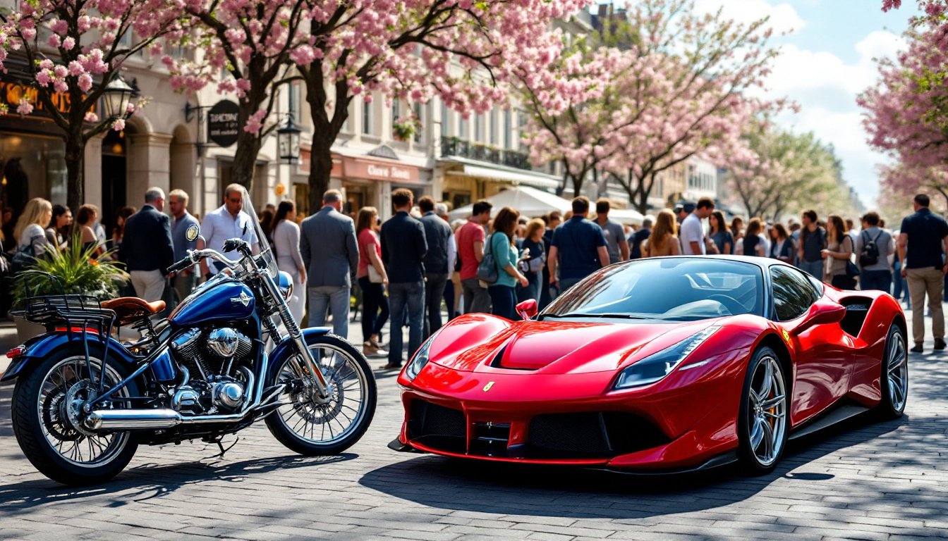 ne manquez pas le grand rendez-vous des passionnés de ferrari, harley, solex et bien d'autres à chartres, du 29 au 31 mai. une immersion unique dans l'univers des véhicules d'exception et des passionnés.