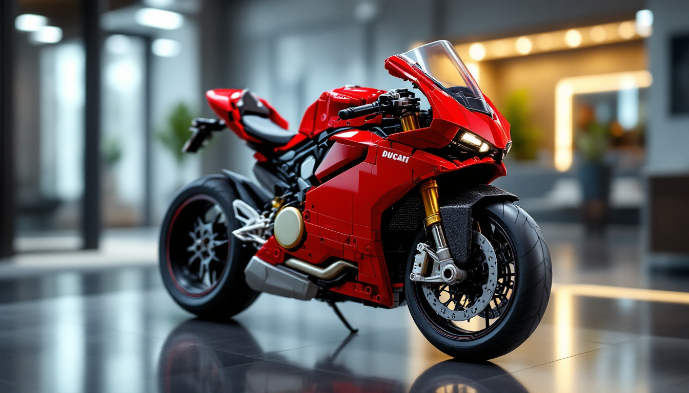 découvrez la réplique lego détaillée de la ducati panigale v4, un vrai plaisir pour les passionnés de moto gp qui souhaitent allier passion et créativité.