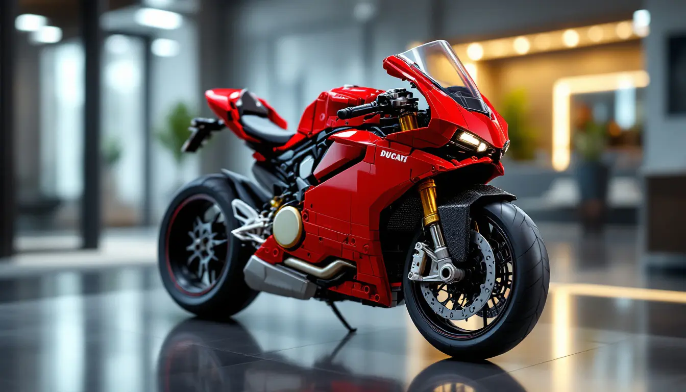 découvrez la réplique lego détaillée de la ducati panigale v4, un vrai plaisir pour les passionnés de moto gp qui souhaitent allier passion et créativité.