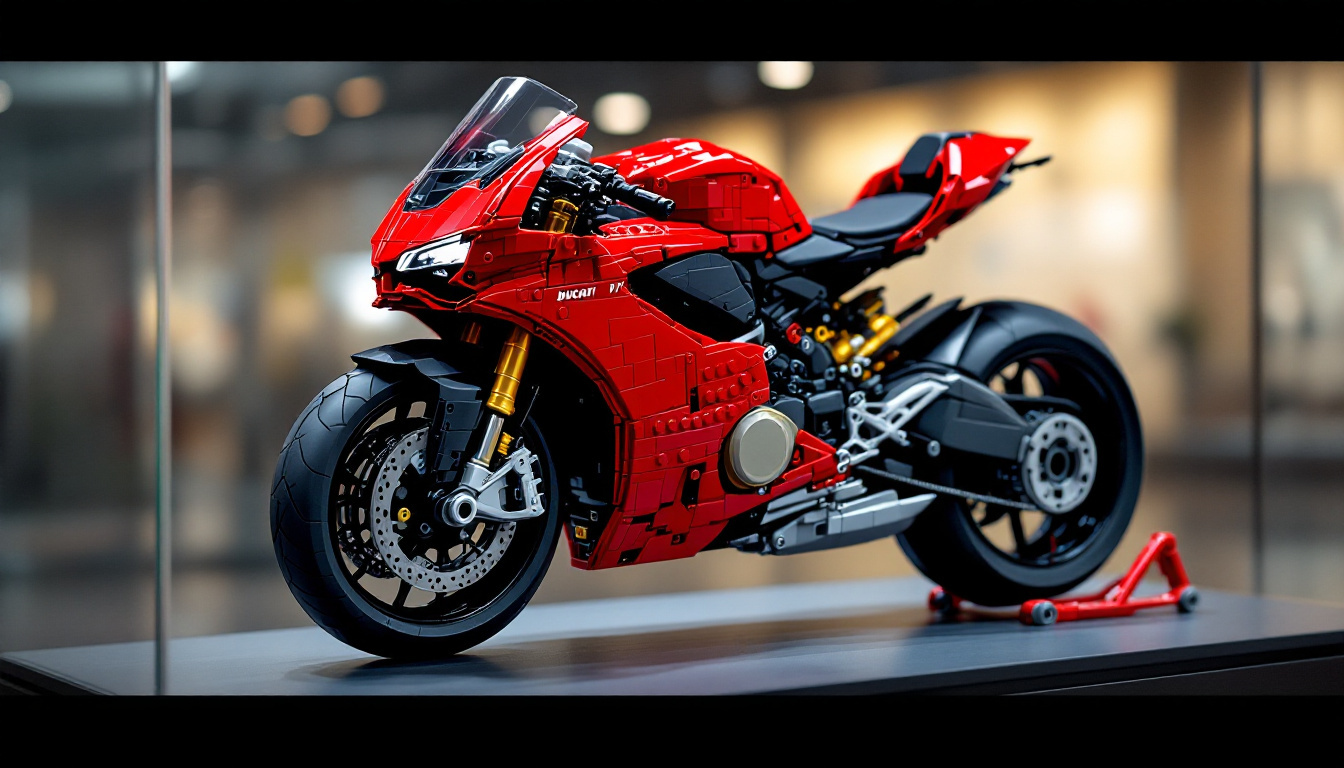découvrez la réplique lego détaillée de la ducati panigale v4 qui fait vibrer les passionnés de moto gp. un modèle fidèle pour revivre l'adrénaline des courses.