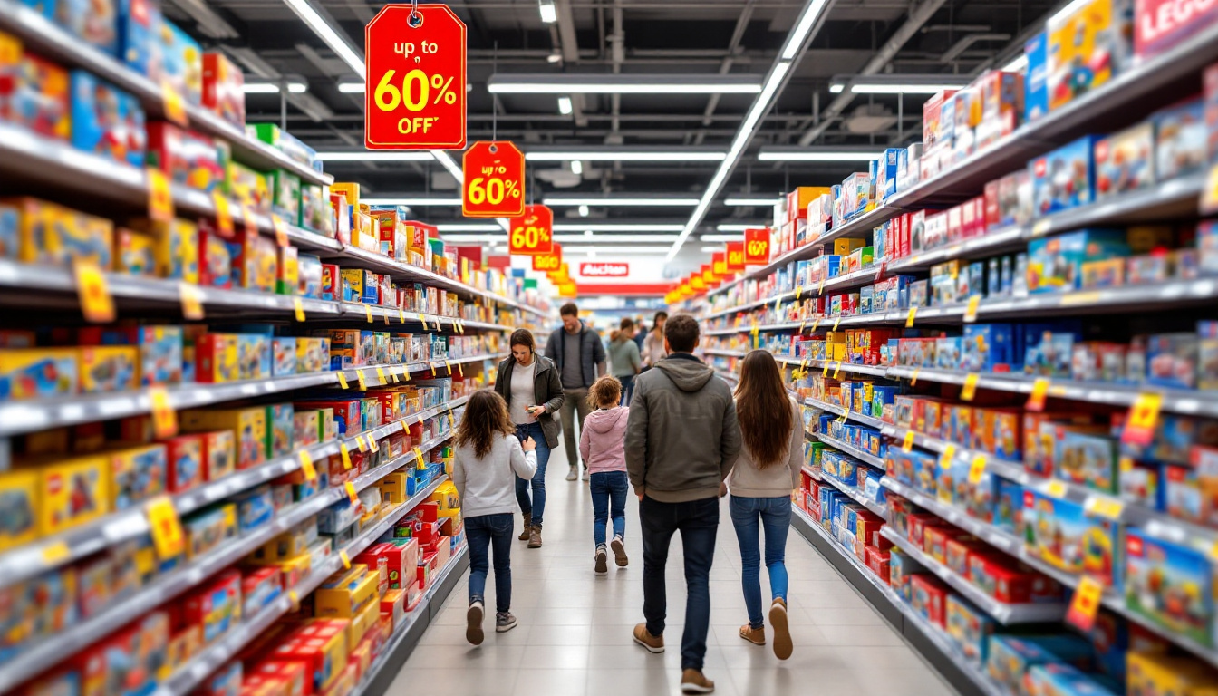 approfitta dell'opportunità unica da auchan con sconti eccezionali fino a -60% su una vasta selezione di lego. non perdere queste offerte di svuotamento limitate per fare felice sia i piccoli che i grandi fan di lego !