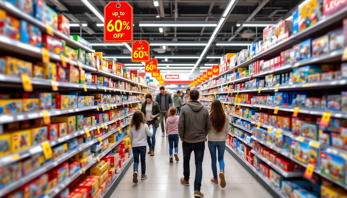profitez de l'opportunité unique chez auchan avec des remises exceptionnelles jusqu'à -60% sur une large sélection de lego. ne manquez pas ces offres de déstockage limitées pour faire plaisir aux petits et grands fans de lego !
